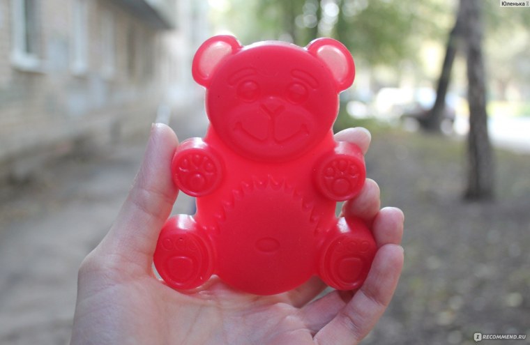 ЖЕЛЕЙНЫЙ медведь Валерка желтый