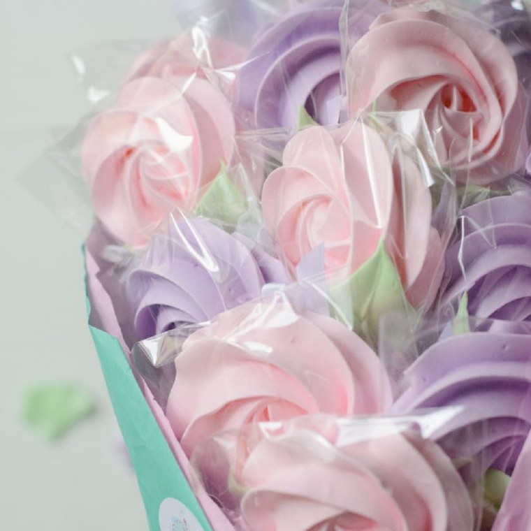 Букет из безе собрать