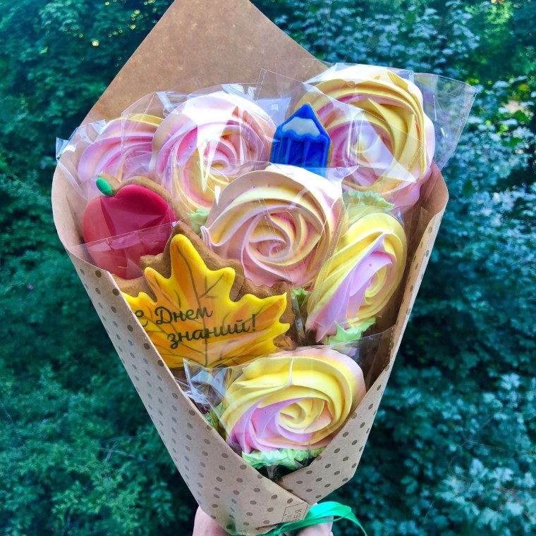 Пряничный букет на 1 сентября