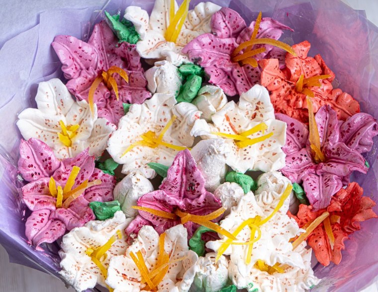 Зефирные цветы мастер класс