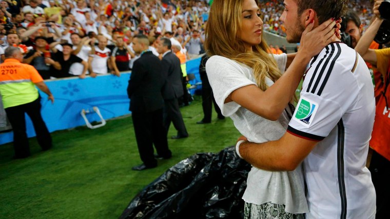 Марио гётце и анн-Катрин Бреммель