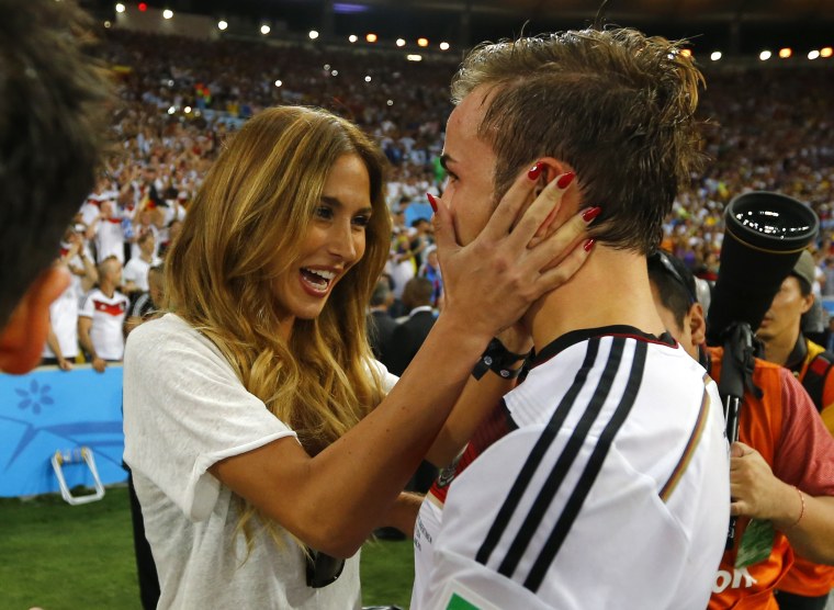 Марио гётце девушка ЧМ 2014