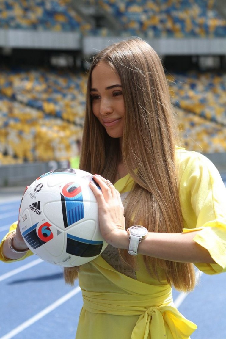 Украинская футболистка Кравец