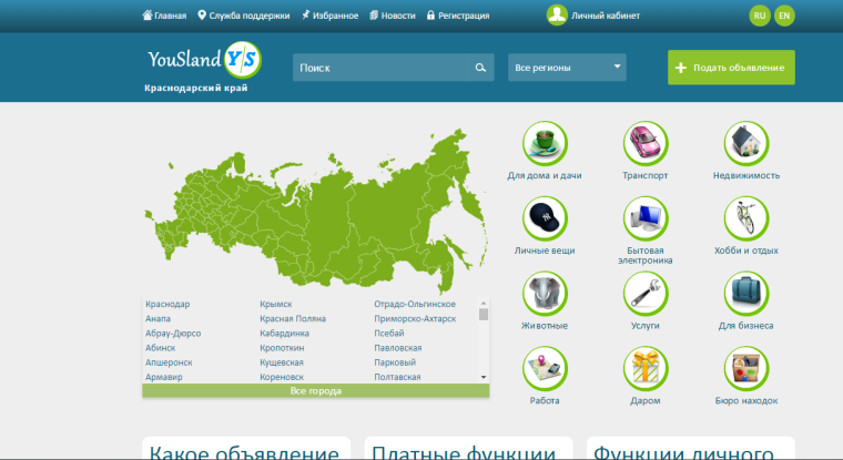 Электронная доска объявлений