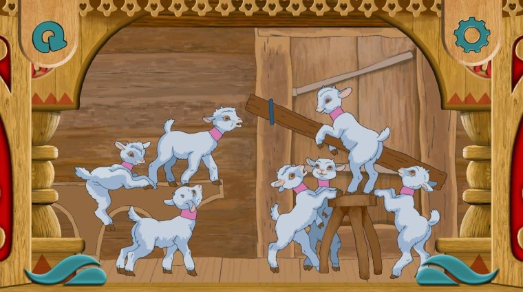 Мультик волк и семеро козлят