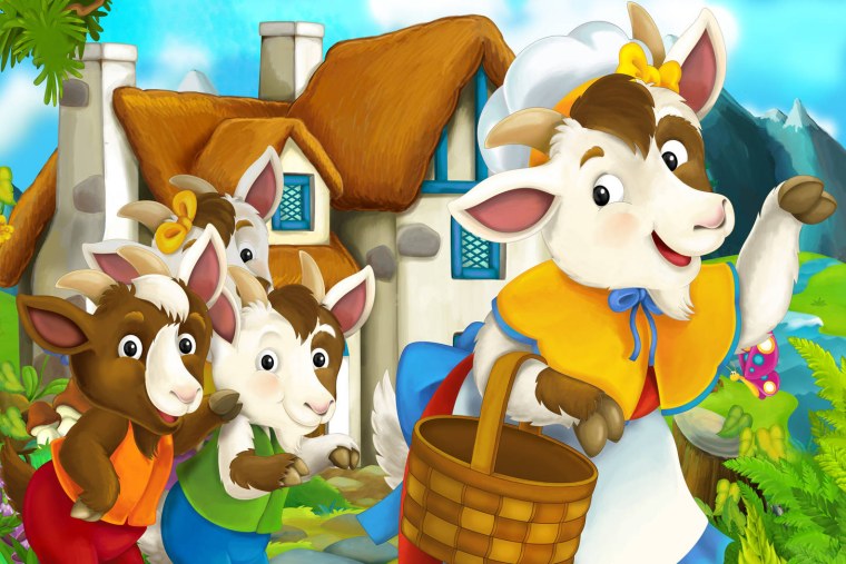 Сказки "волк и семеро козлят"