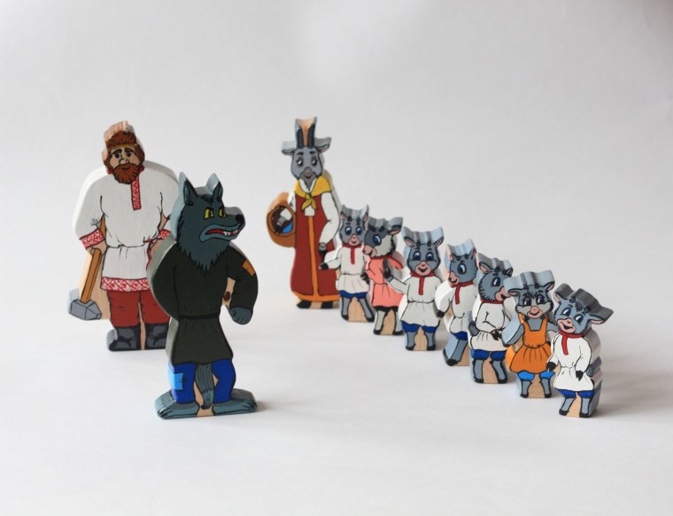 Волк и семеро козлят игрушки