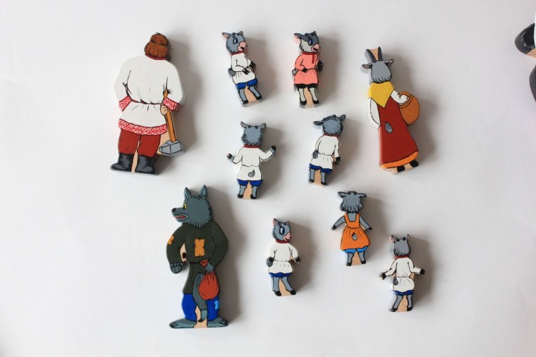 Стаканчиковый театр волк и семеро козлят