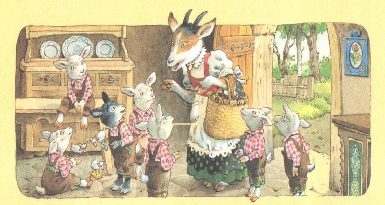 Васнецов семеро козлят