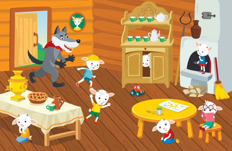 Волк и семеро козлят домик