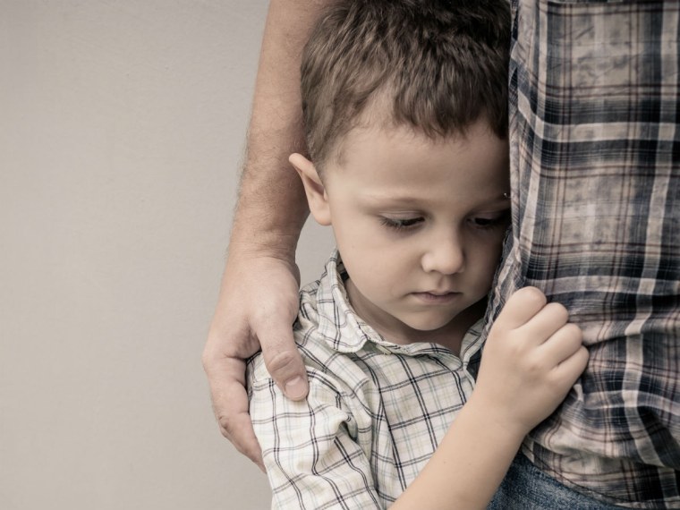 Застенчивый ребенок