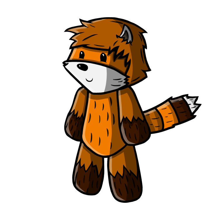 Лиса майнкрафт арт