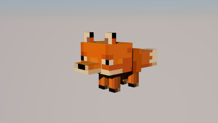 Лиса майнкрафт постройка