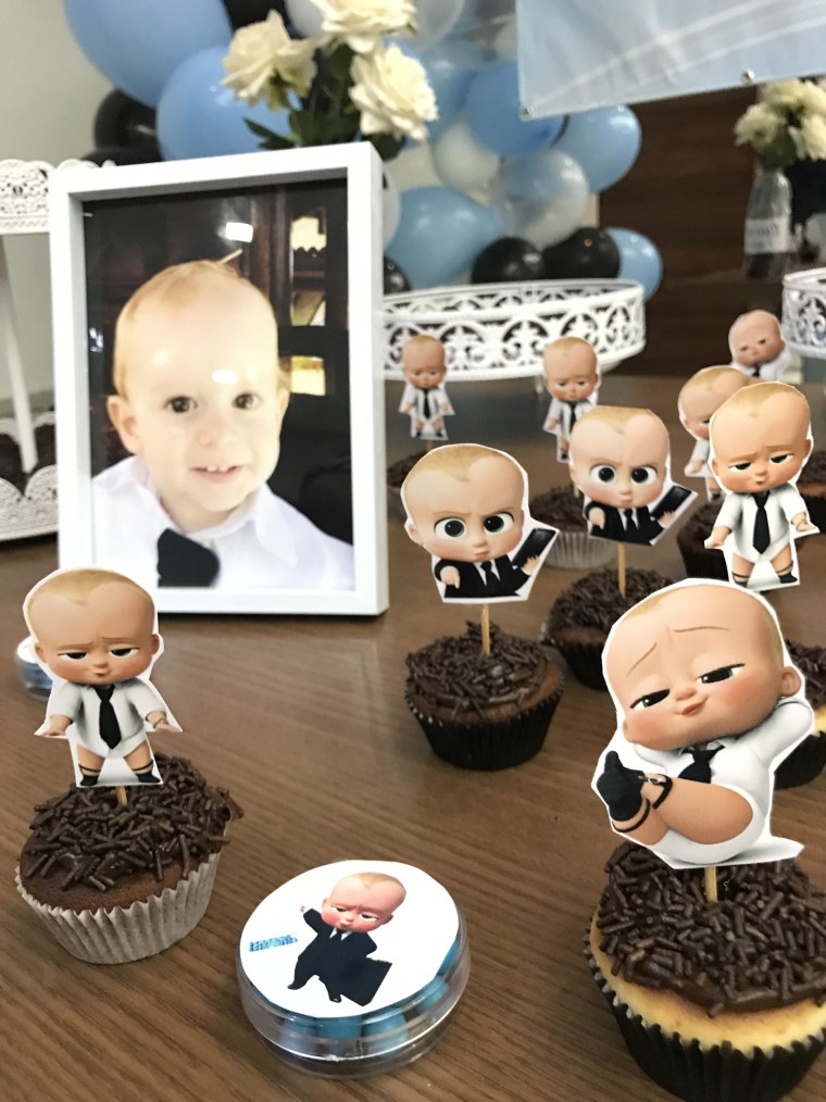 День рождения в стиле босс молокосос для мальчика 1 год