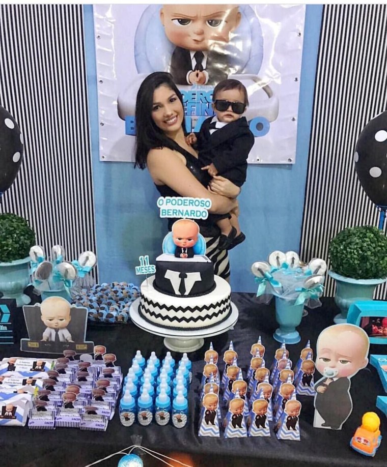 День рождения в стиле босс молокосос для мальчика