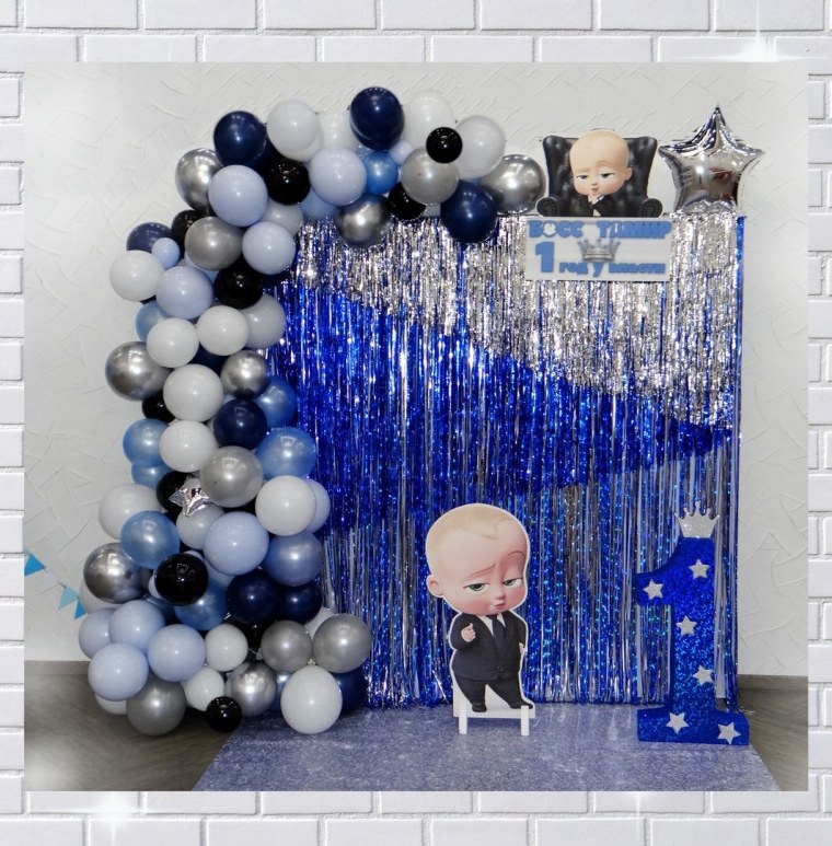 Шарики на годик мальчику босс молокосос