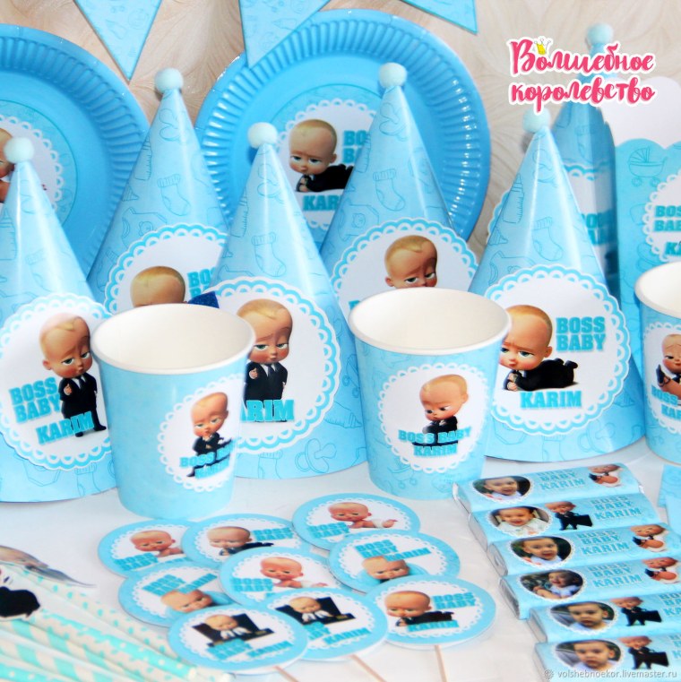 Декор в стиле босс молокосос