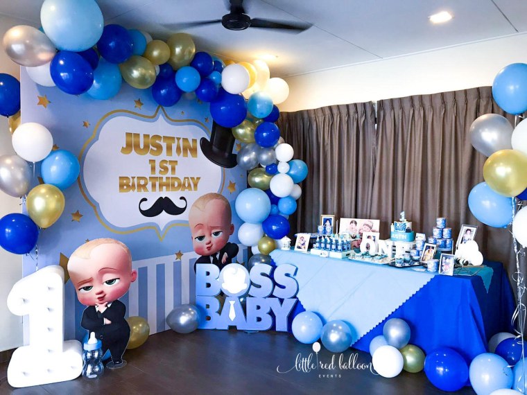 Украсить зал в стиле бэби босс для девочки