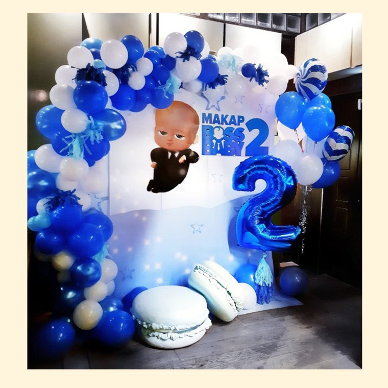 Фотозона на 1 годик босс молокосос мальчику на годик