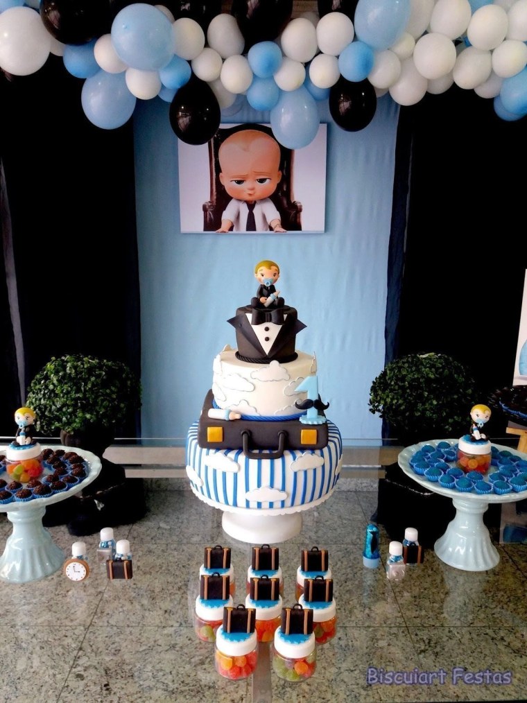 День рождения в стиле босс молокосос для мальчика