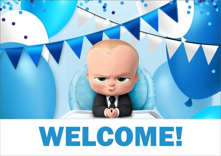 Босс молокосос плакат