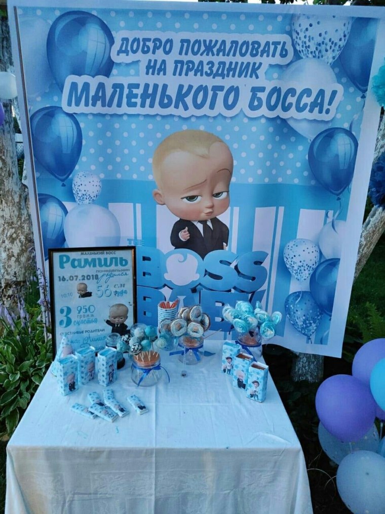 Фотозона босс молокосос на годик мальчику