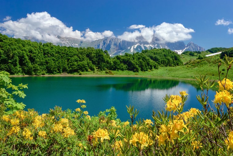 Кавказский заповедник озеро Хуко