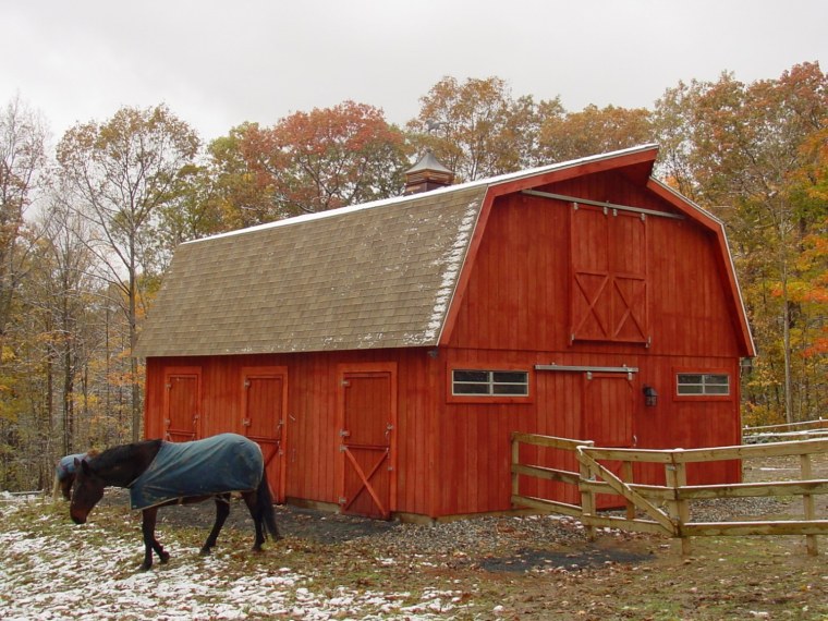 Американская ферма сарай