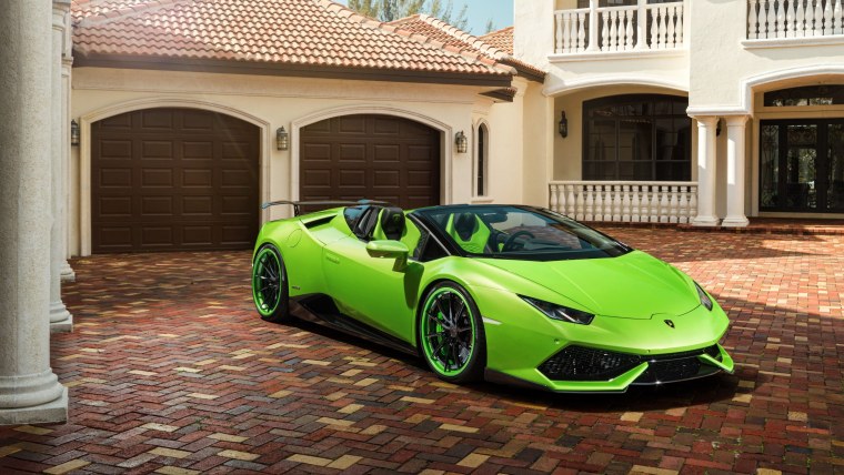 Lamborghini Huracan 3 зеленый