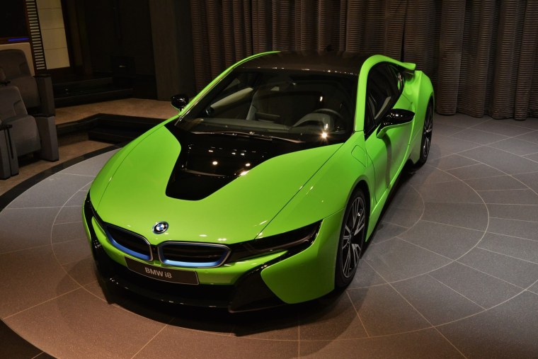 BMW i8 Lime Green