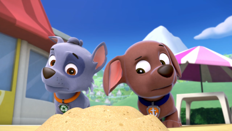 Синячие патрул роки и Зума