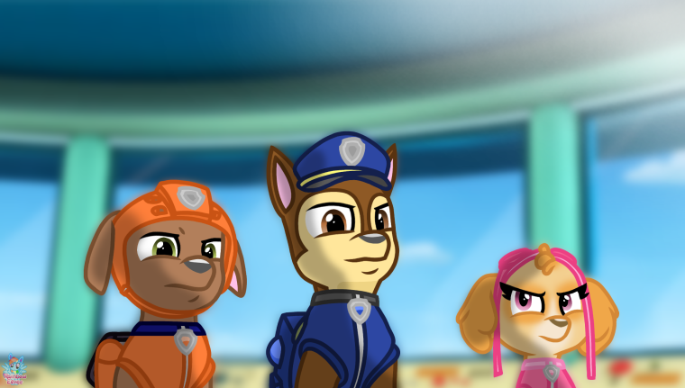 Щенячий патруль Зума Чейз и Скай