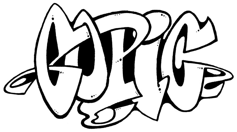 Граффити карандашом