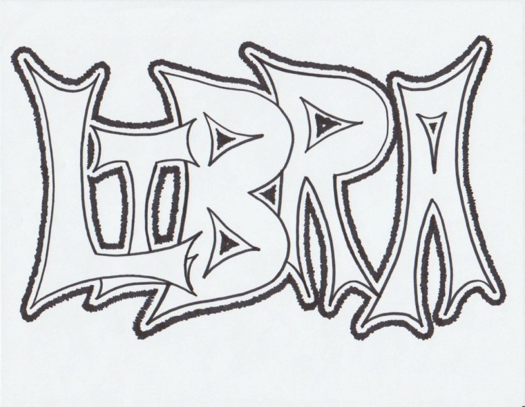 Граффити разукрасить