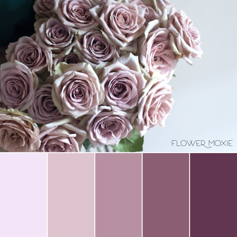 Пыльная роза палитра
