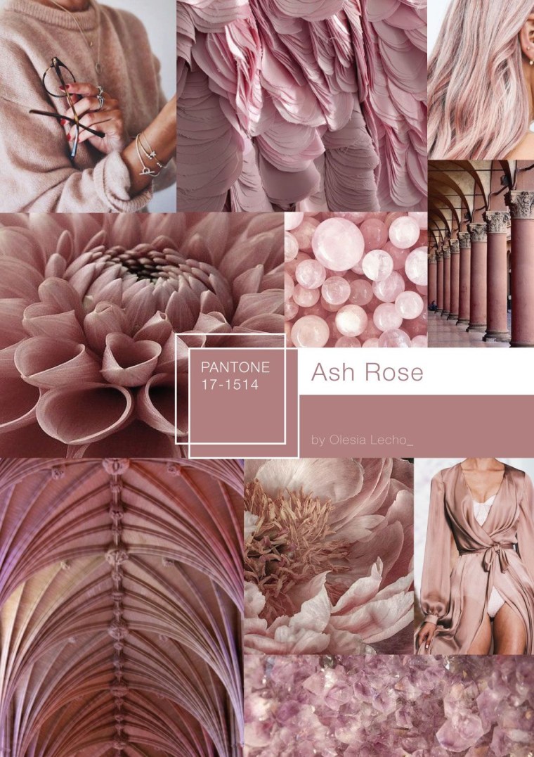 Пыльная роза цвет пантон