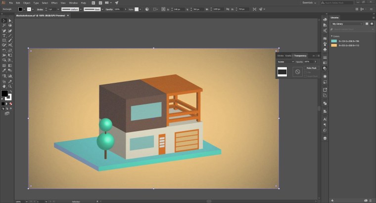 Adobe Illustrator 3d моделирование