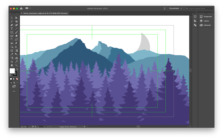 Интерфейс иллюстратора