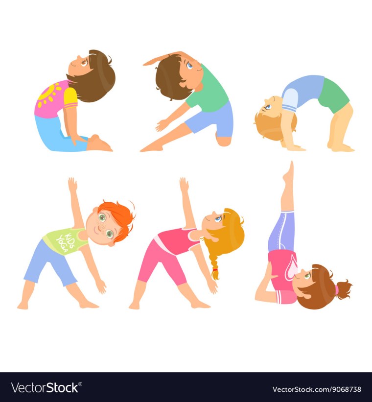 Детский фитнес картинки нарисованные