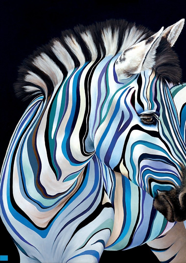 Зебра арт