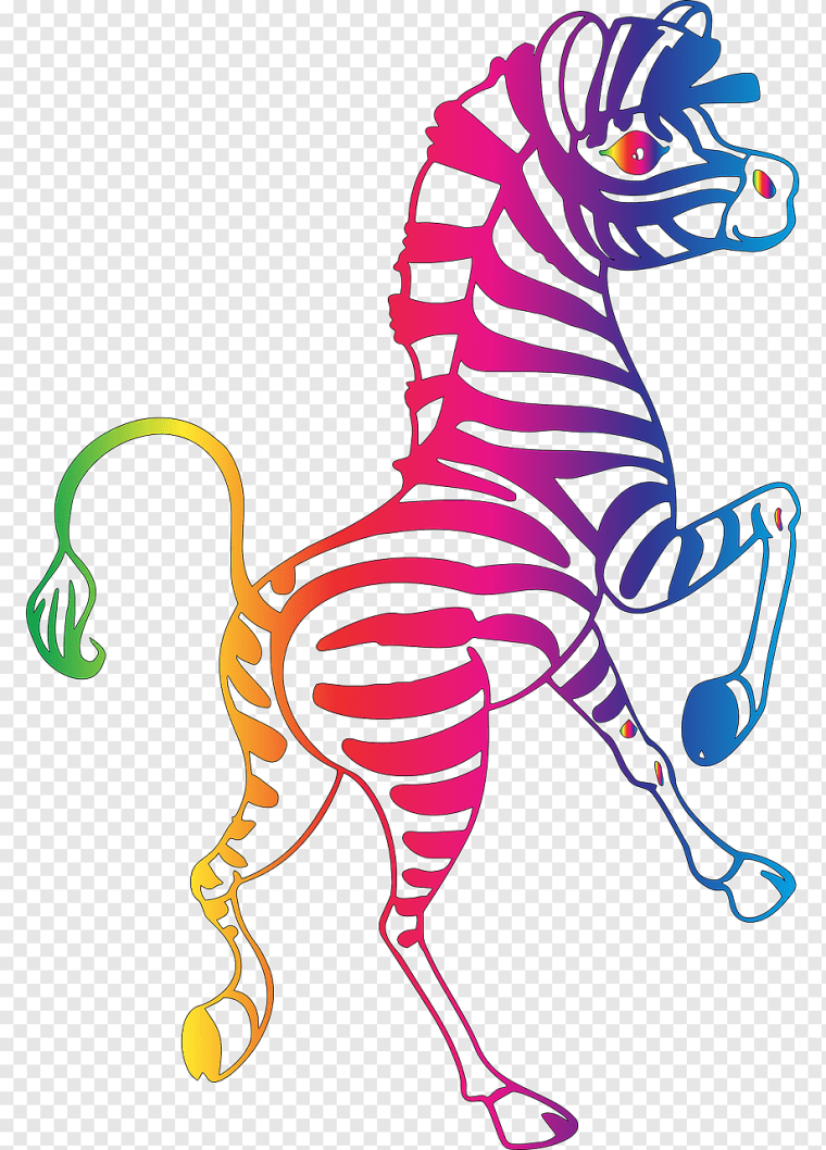 Цветная Зебра