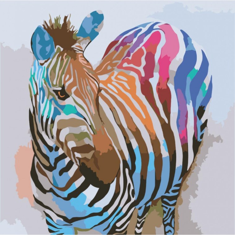 Цветная Зебра
