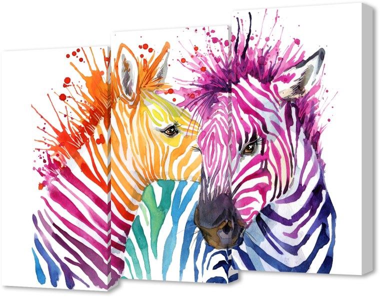 Зебра декоративный рисунок