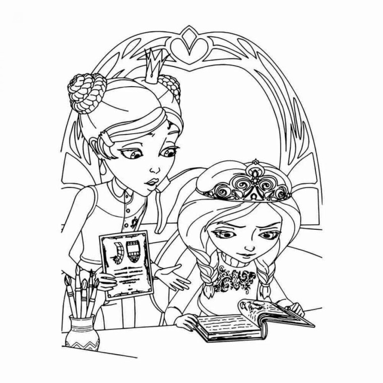 Раскраска царевны Соня