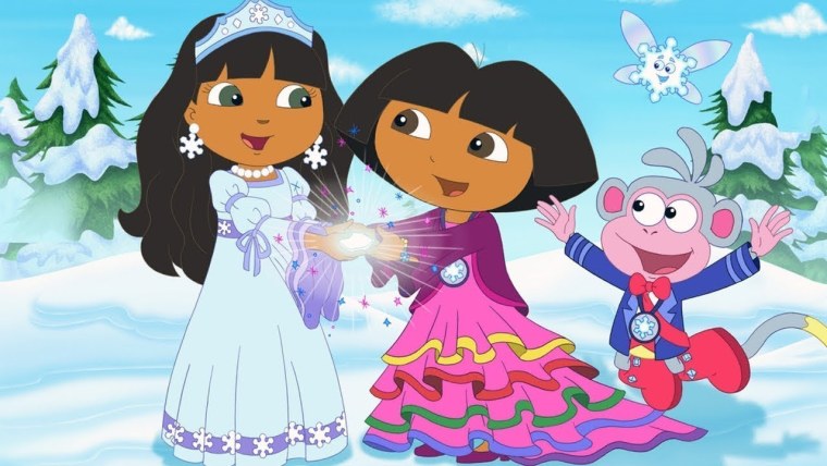 Dora saves the Snow Princess мультфильм 2008 кадры