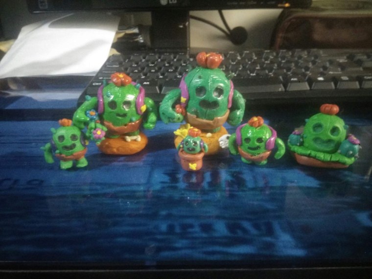 Спайк Brawl Stars пластилина