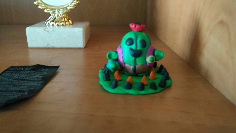 Спайк Brawl Stars пластилина