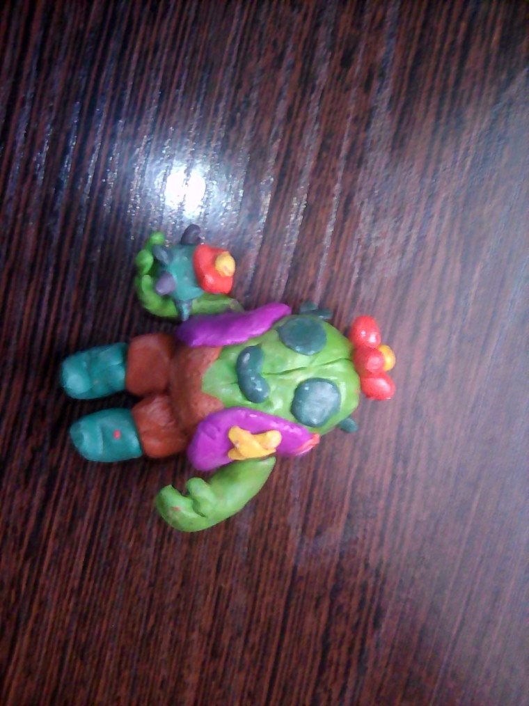 Brawl Stars из пластилина Эль Примо