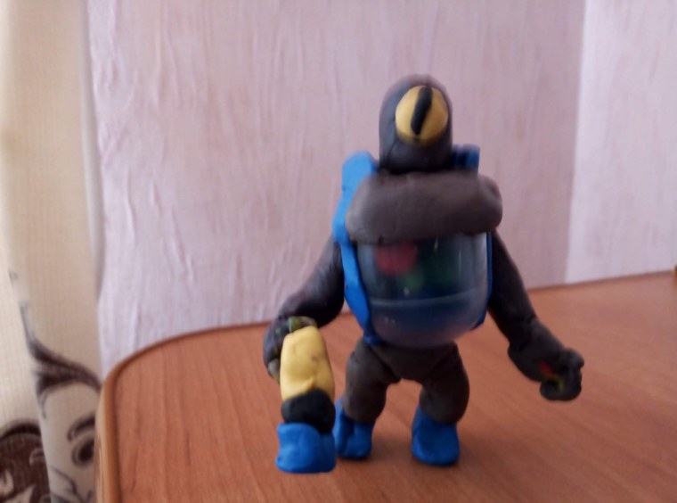 Ворон из пластилина Brawl Stars