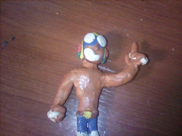 Эль Прима из пластелина